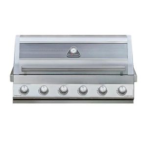 Grillstream Gourmet 6 Burner Built-In Hybrid Gas BBQ with Side Burner