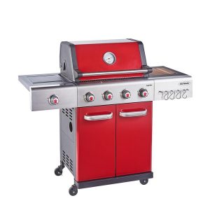 Outback Red Jupiter 4 Burner Hybrid BBQ